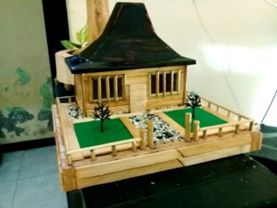 Tutorial Membuat Miniatur Rumah dari Kayu