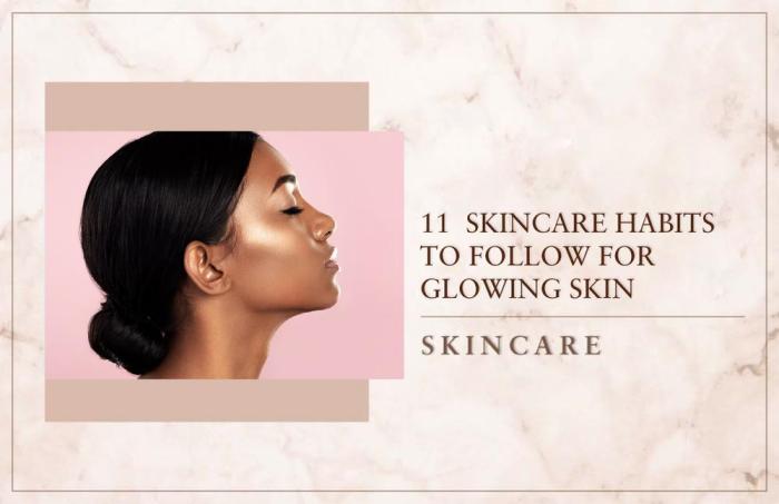 Tips skincare glowing